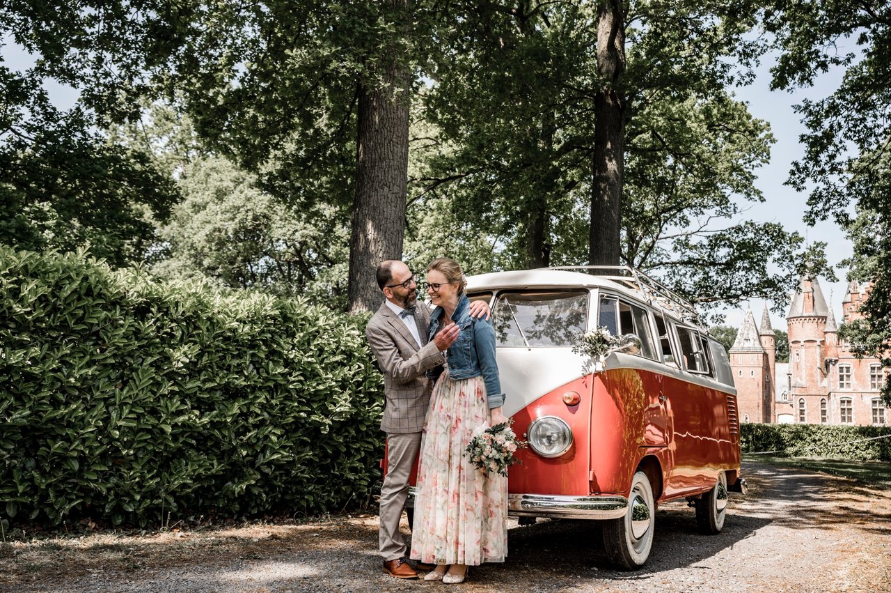 VW Bus Trouwen